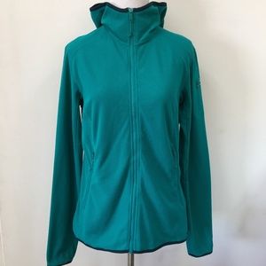 Arcteryx Green Hoodie Fleece Zip Jacket Size Small